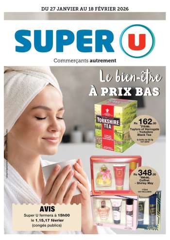 Catalogue Super U - 27/01/2026 - 18/02/2026.