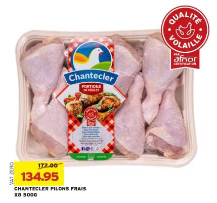 CHANTECLER PILONS FRAIS