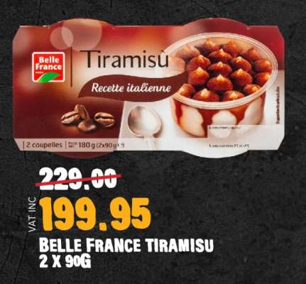 BELLE FRANCE TIRAMISU