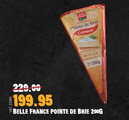 BELLE FRANCE POINTE DE BRIE 200G