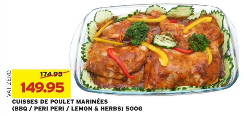 CUISSES DE POULET MARINÉES