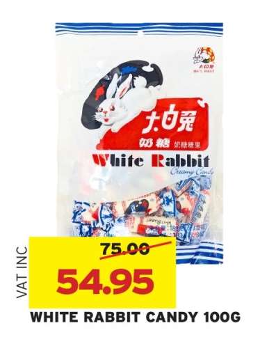 WHITE RABBIT CANDY 100G