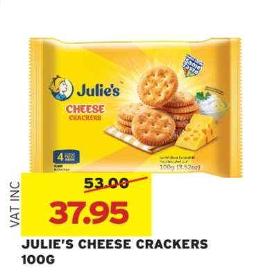 Julie's Cheese Crackers 100g