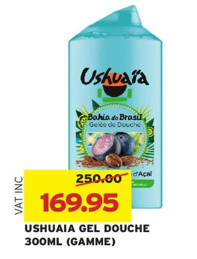 USHUAIA GEL DOUCHE 300ML (GAMME)