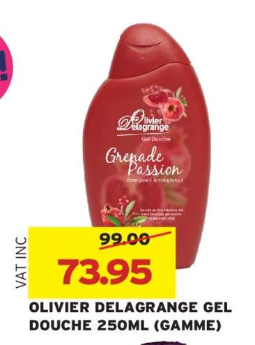 OLIVIER DELAGRANGE GEL DOUCHE 250ML (GAMME)