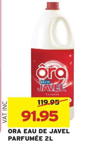 ORA EAU DE JAVEL PARFUMEE 2L