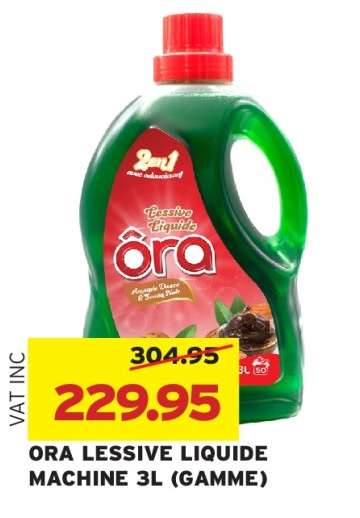 ORA LESSIVE LIQUIDE MACHINE 3L (GAMME)