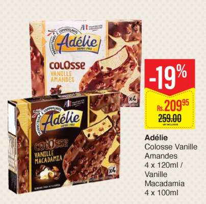 Adélie Colosse Vanille Amandes
