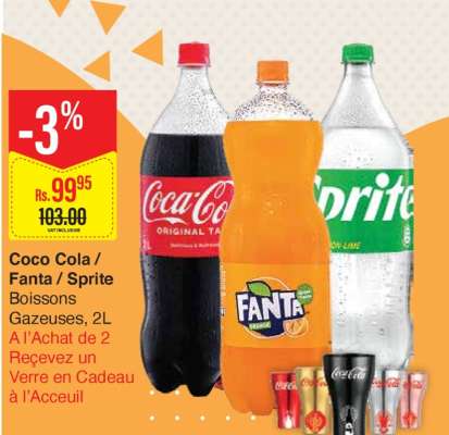 Coco Cola / Fanta / Sprite
