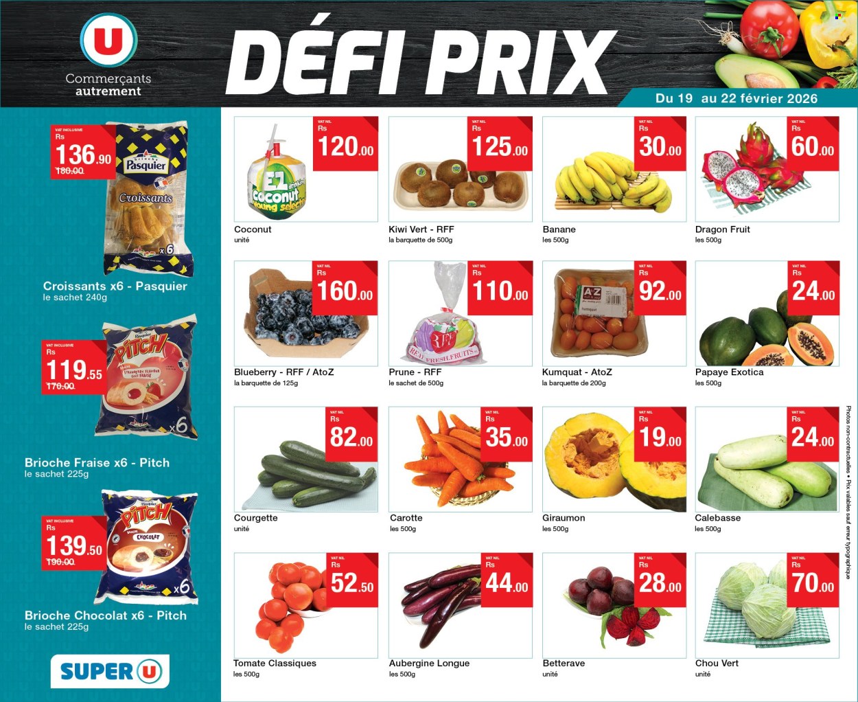 Catalogue Super U - 19/02/2026 - 22/02/2026. Page 1