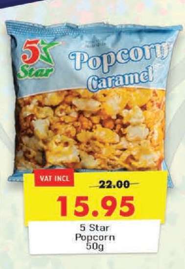 5 Star Popcorn 50g