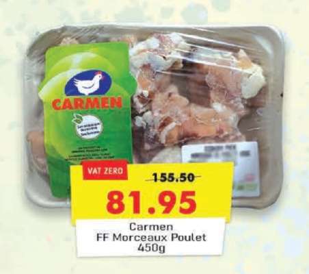 Carmen FF Morceaux Poulet 450g