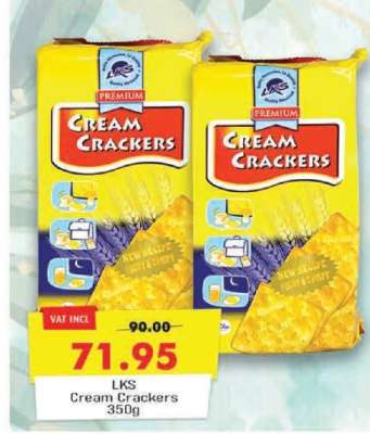 LKS CREAM CRACKERS 350G