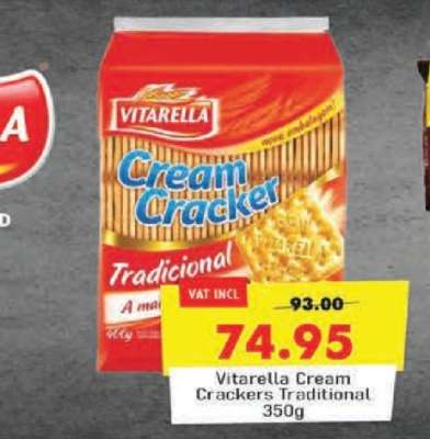 Vitarella Cream Crackers Traditional 350g