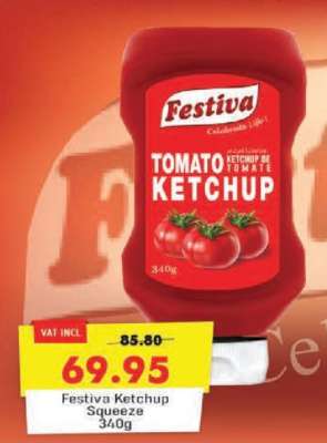 Festiva Ketchup Squeeze 340g