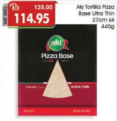 Aly Tortilla Pizza Base Ultra Thin