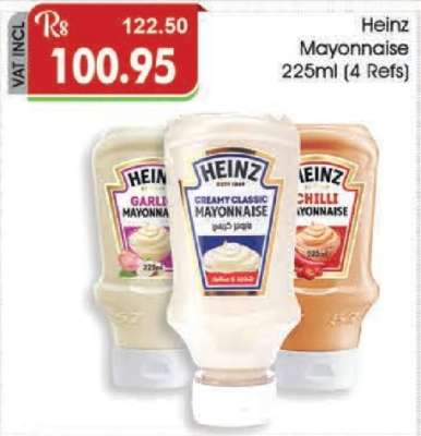 Heinz Mayonnaise 225ml (4 Refs)
