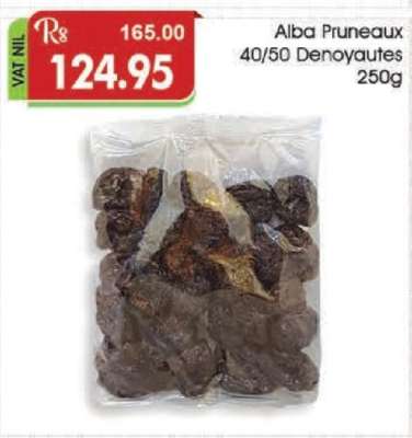 Alba Pruneaux 40/50 Denoyautes 250g
