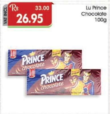 Lu Prince Chocolate 100g