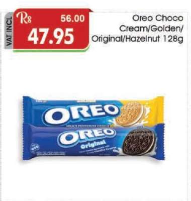 Oreo Choco Cream/Golden/Original/Hazelnut 128g