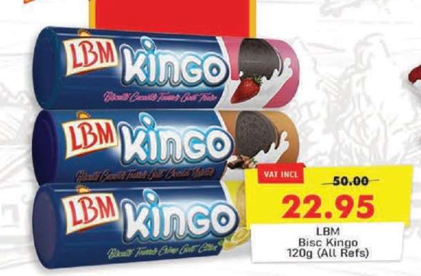 LBM Bisc Kingo 120g (All Refs)