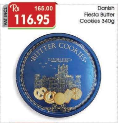 Danish Fiesta Butter Cookies 340g