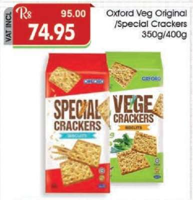 Oxford Veg/Original/Special Crackers