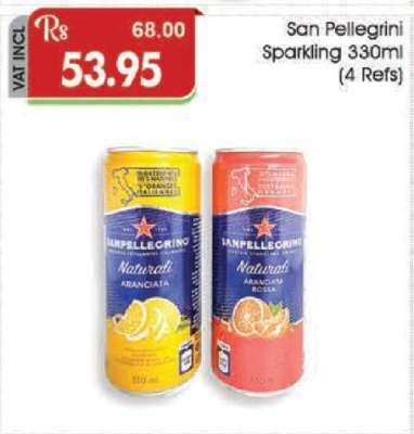 San Pellegrino Sparkling 330ml (4 Refs)