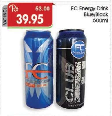 FC Energy Drink Blue/Black 500ml