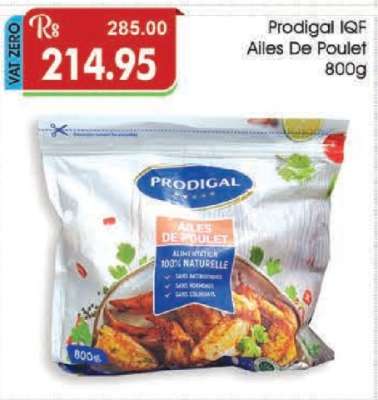 PRODIGAL IQF AILES DE POULET 800G