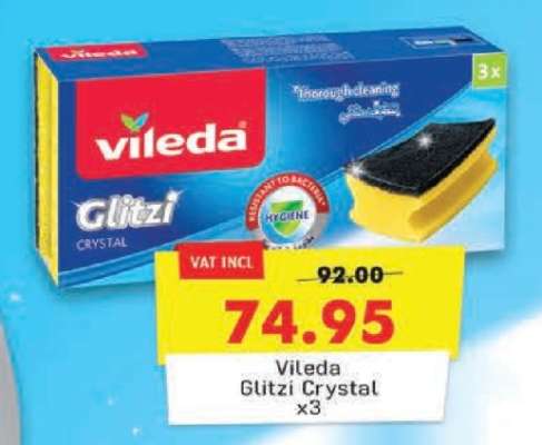 Vileda Glitzi Crystal x3