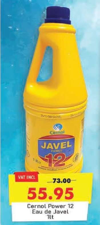 Cernol Power 12 Eau de Javel 1lt