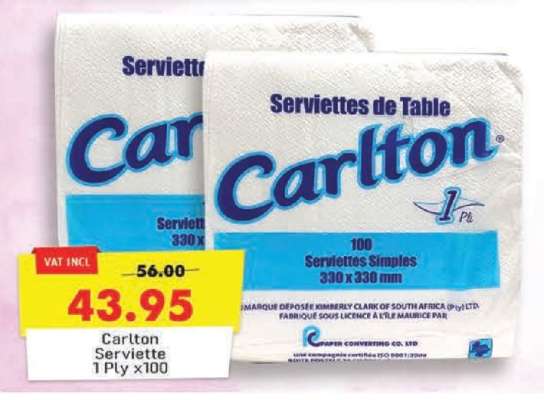 Carlton Serviette 1 Ply x100