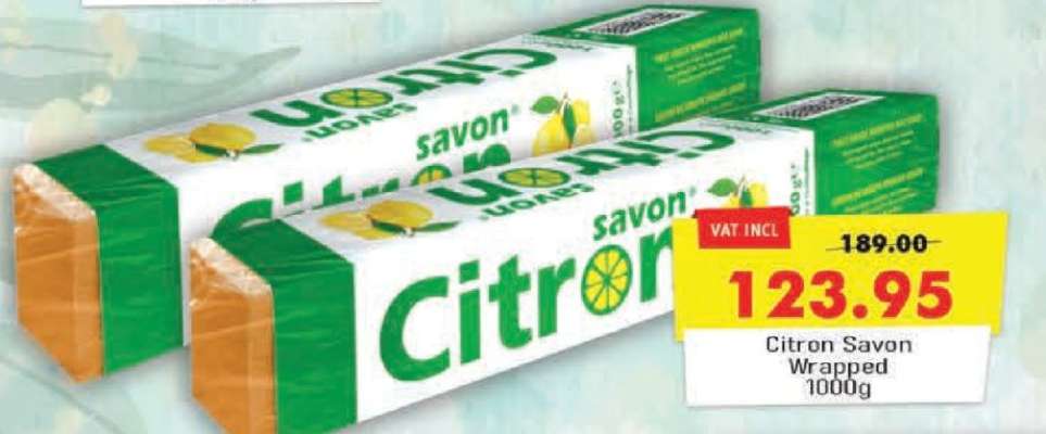 Citron Savon Wrapped 1000g