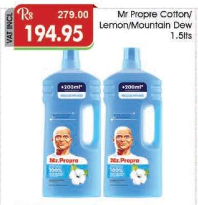 Mr Propre Cotton/Lemon/Mountain Dew