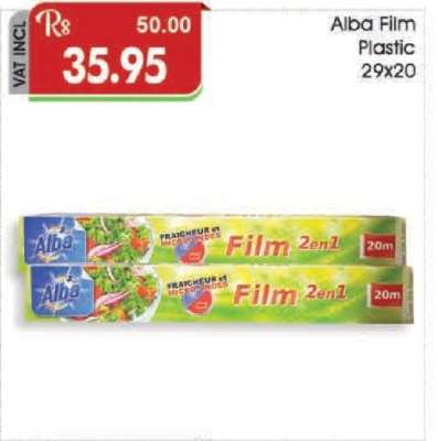 Alba Film Plastic 29x20