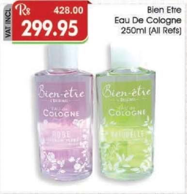 Bien Etre Eau de Cologne 250ml (All Refs)