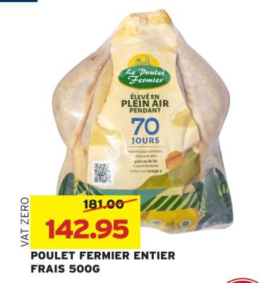 POULET FERMIER ENTIER
