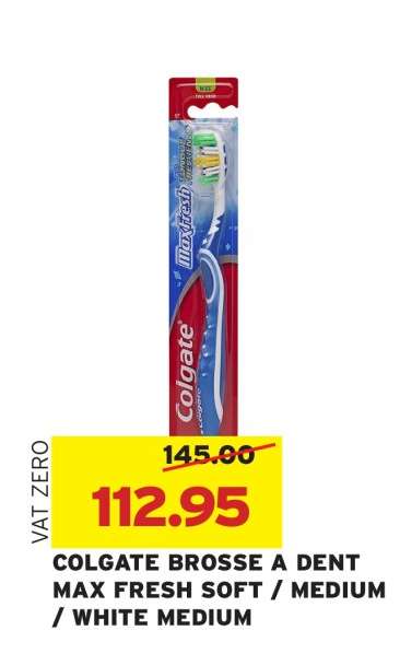 COLGATE BROSSE A DENT MAX FRESH SOFT / MEDIUM / WHITE MEDIUM