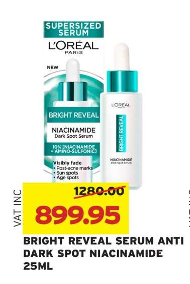 BRIGHT REVEAL SERUM ANTI DARK SPOT NIACINAMIDE 25ML