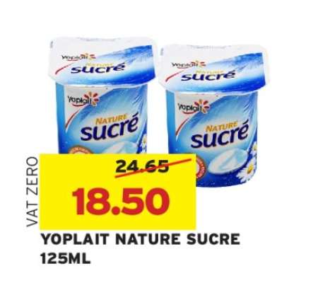 Yoplait Nature Sucre