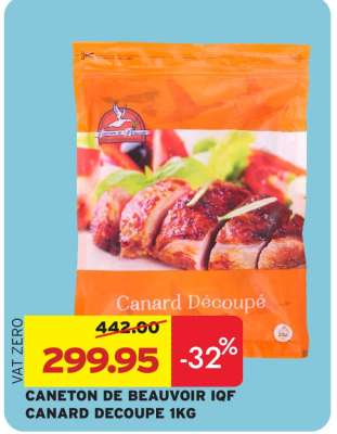 CANETON DE BEAUVOIR IQF