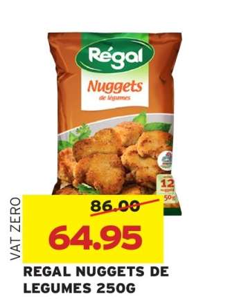 REGAL NUGGETS DE LEGUMES 250G