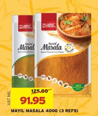 MAYIL MASALA 400G (3 REFS)