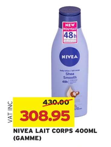 NIVEA LAIT CORPS 400ML (GAMME)