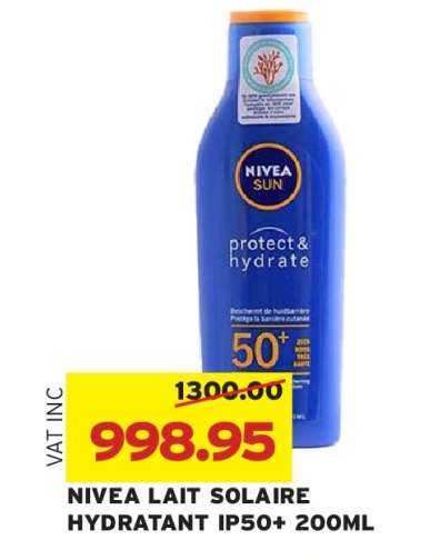 NIVEA LAIT SOLAIRE HYDRATANT IP50+ 200ML