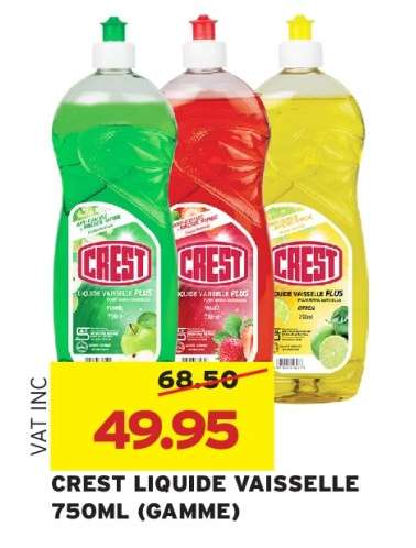 CREST LIQUIDE VAISSELLE 750ML (GAMME)