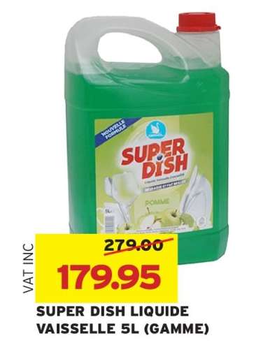 SUPER DISH LIQUIDE VAISSELLE 5L (GAMME)