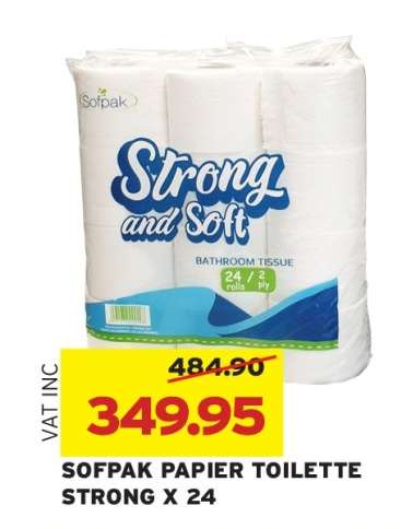 SOFPAK PAPIER TOILETTE STRONG X 24