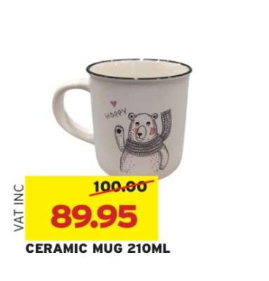 CERAMIC MUG 210ML
